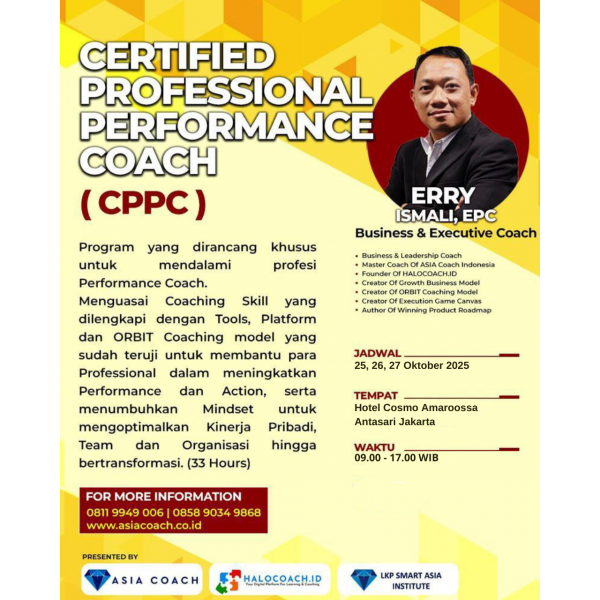 CPPC (CERTIFIED PROFESSIONAL PERFORMANCE COACH)